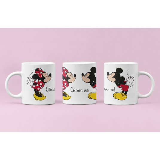 Чаша за Влюбени " Обичам те" Mickey Mouse & Minnie Mouse
