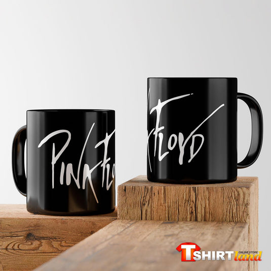 Cana neagră ceramică Pink Floyd