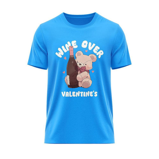Тениска Wine Over Valentine's