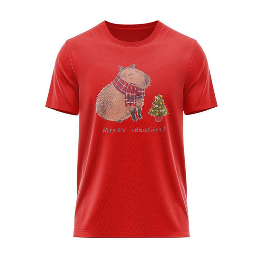 Тениска Merry Christmas Capybara Mood CHR_39