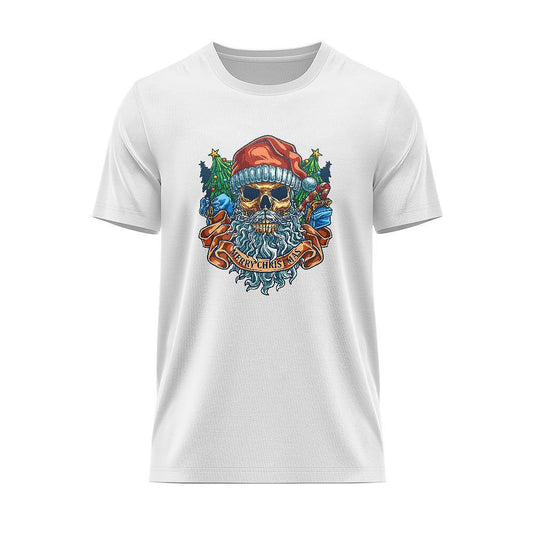 Тениска Skull Santa With Presents 2 CHR_20
