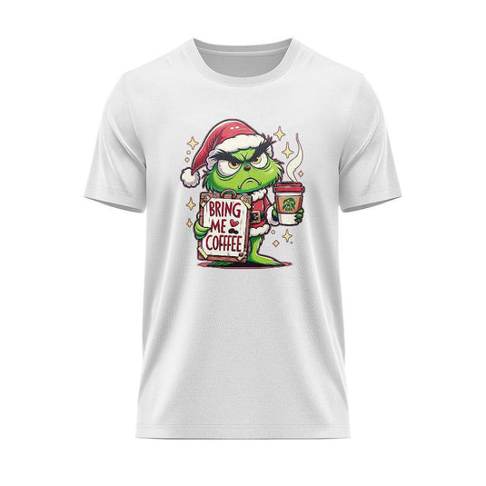 Тениска Christmas Grinch Bring Me Coffee CHR_43