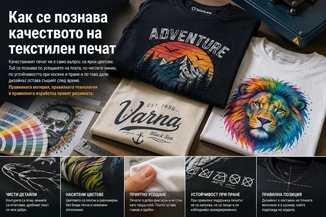 Как се познава качеството на текстилния печат