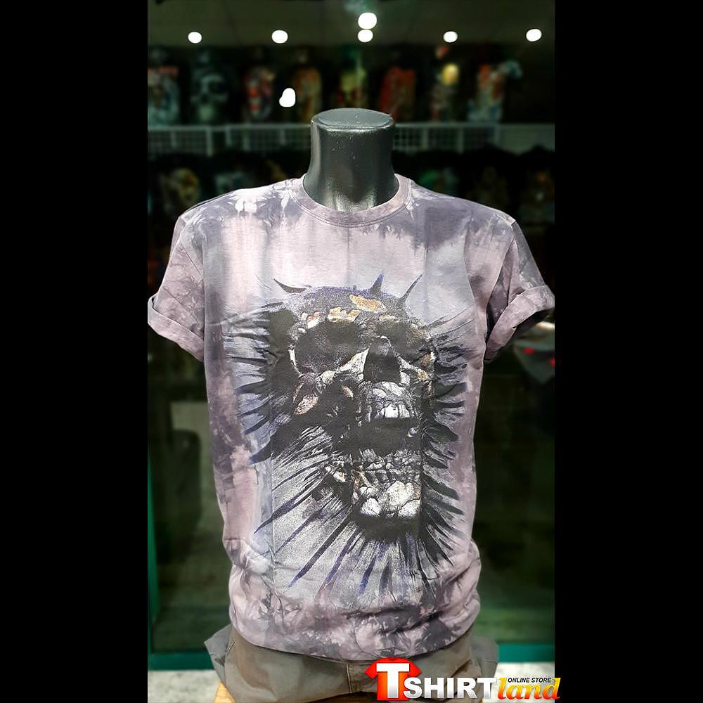 Tricou 3D cu craniu