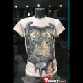 Tricou 3D Tigru cu Căști