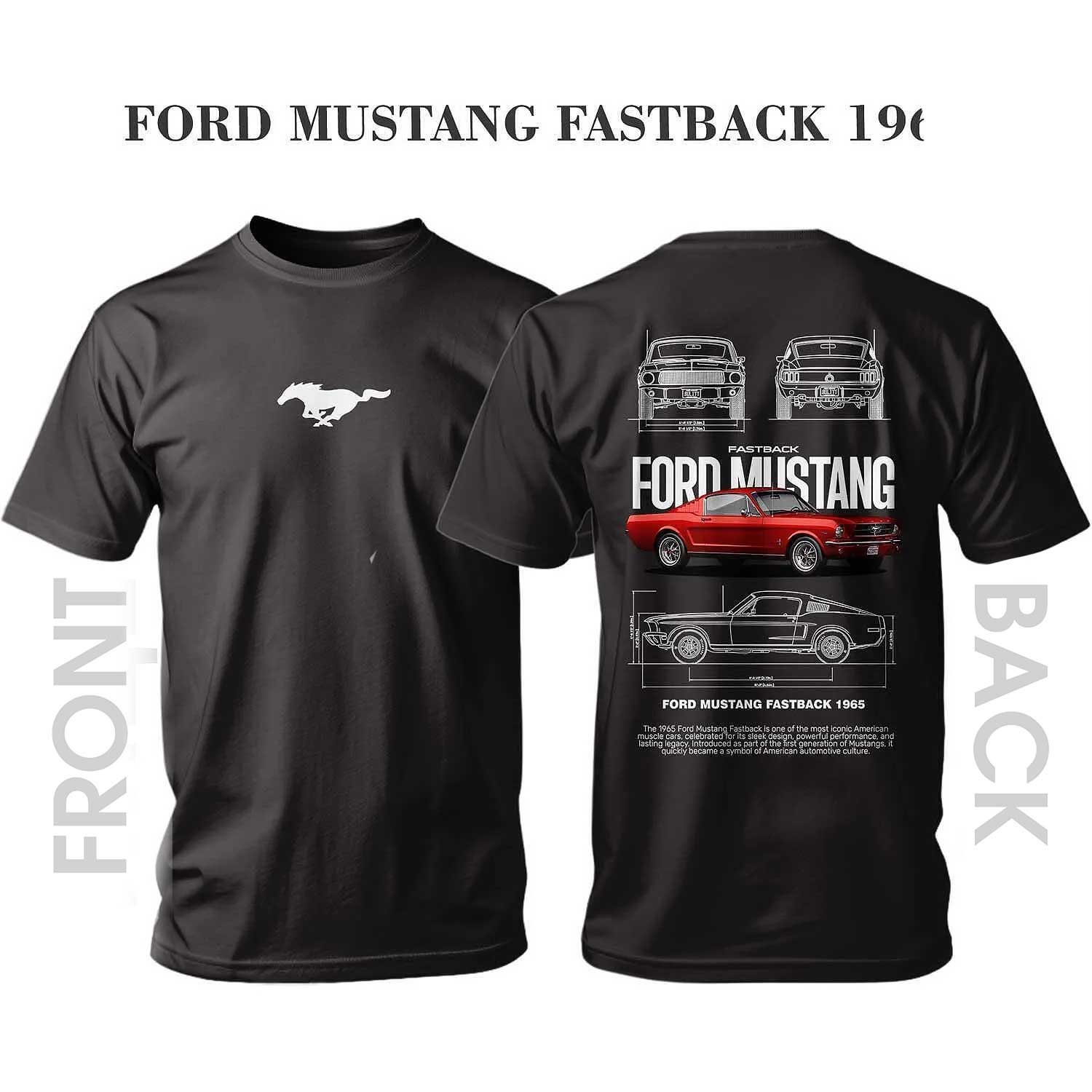 Тениска Ford Mustang Fastback 1965