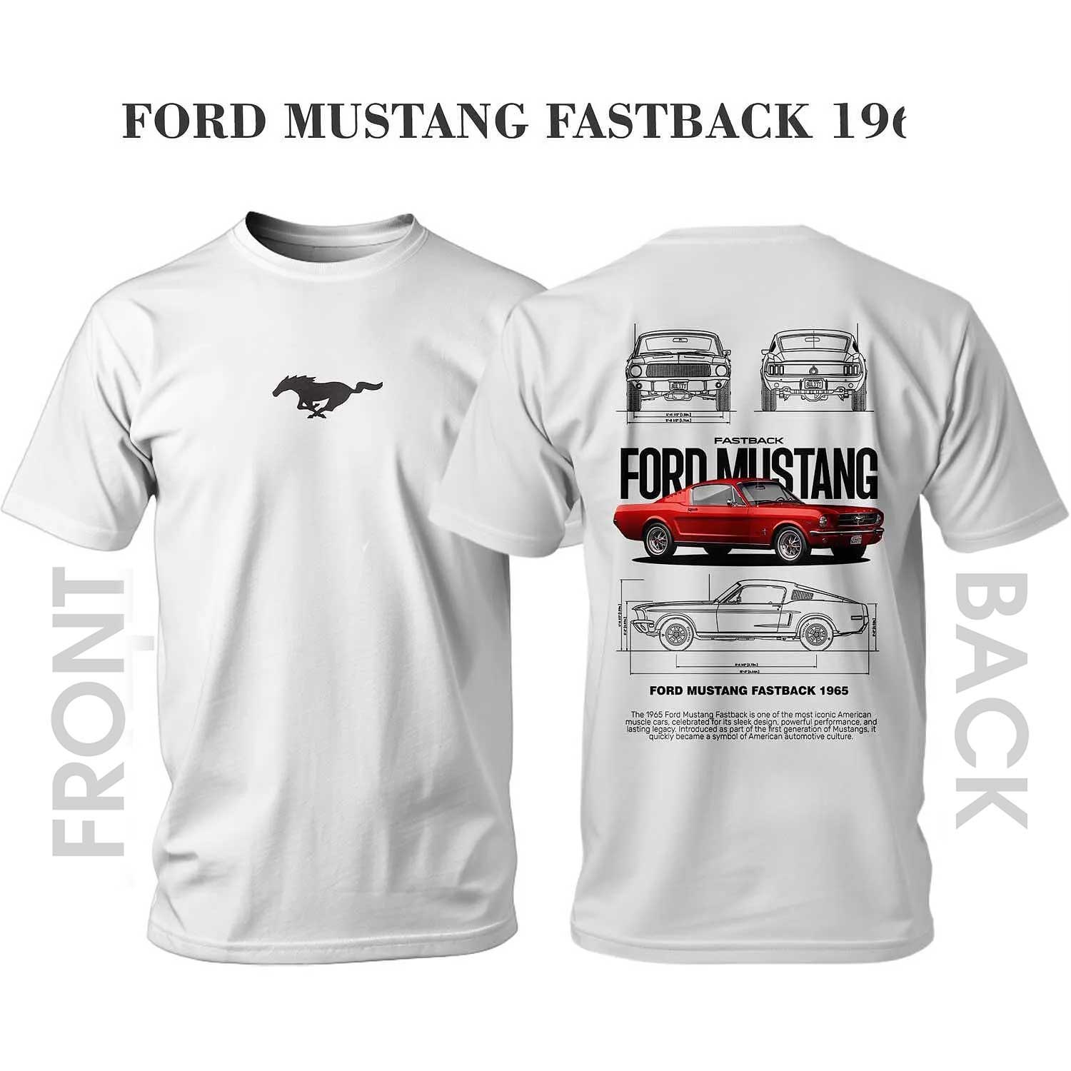 Тениска Ford Mustang Fastback 1965