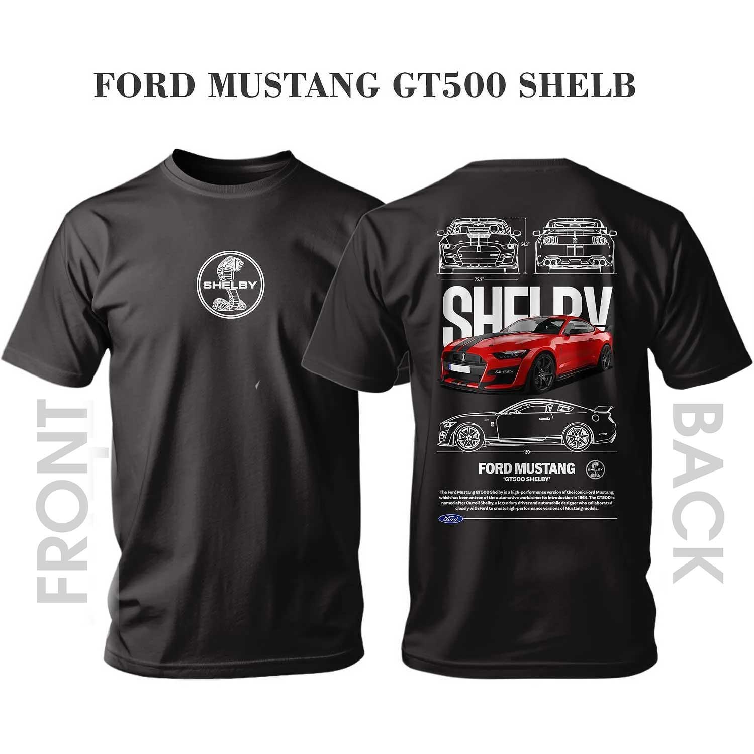 Тениска FORD MUSTANG GT500 SHELBY RED