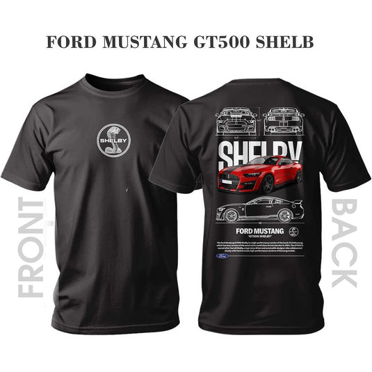 Тениска FORD MUSTANG GT500 SHELBY RED