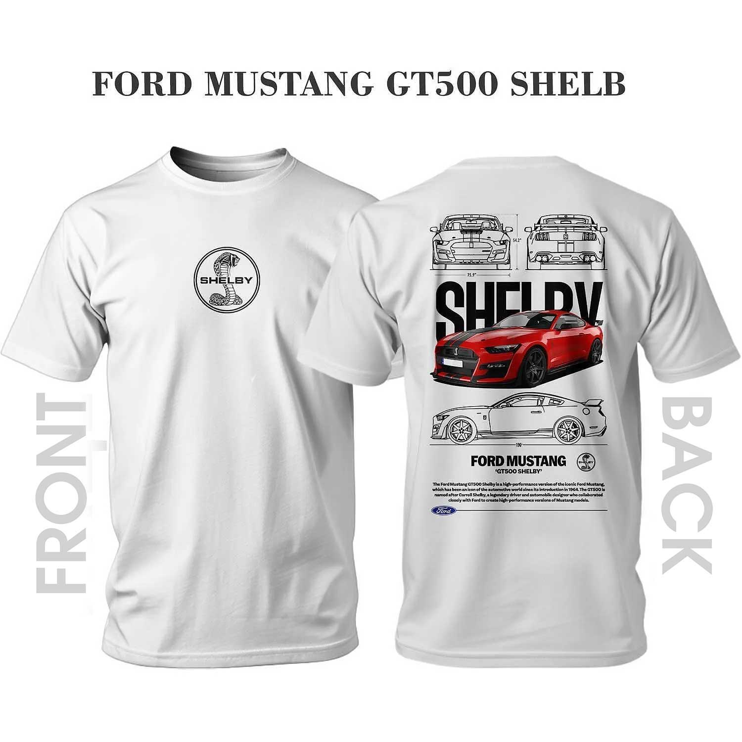 Тениска FORD MUSTANG GT500 SHELBY RED