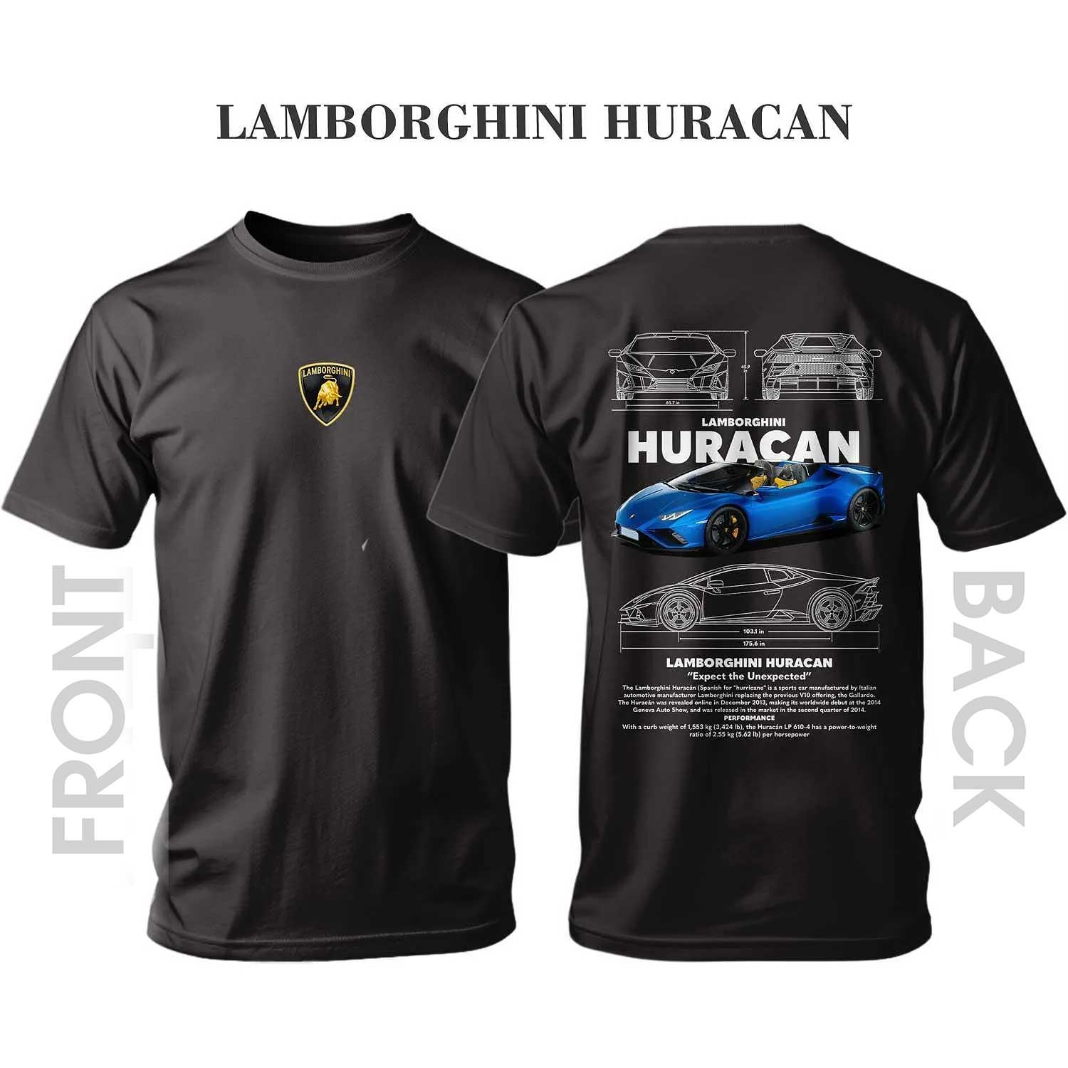 T-shirt BLUE LAMBORGHINI HURACAN