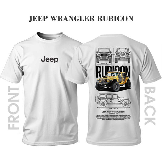 Тениска YELLOW JEEP WRANGLER RUBICON