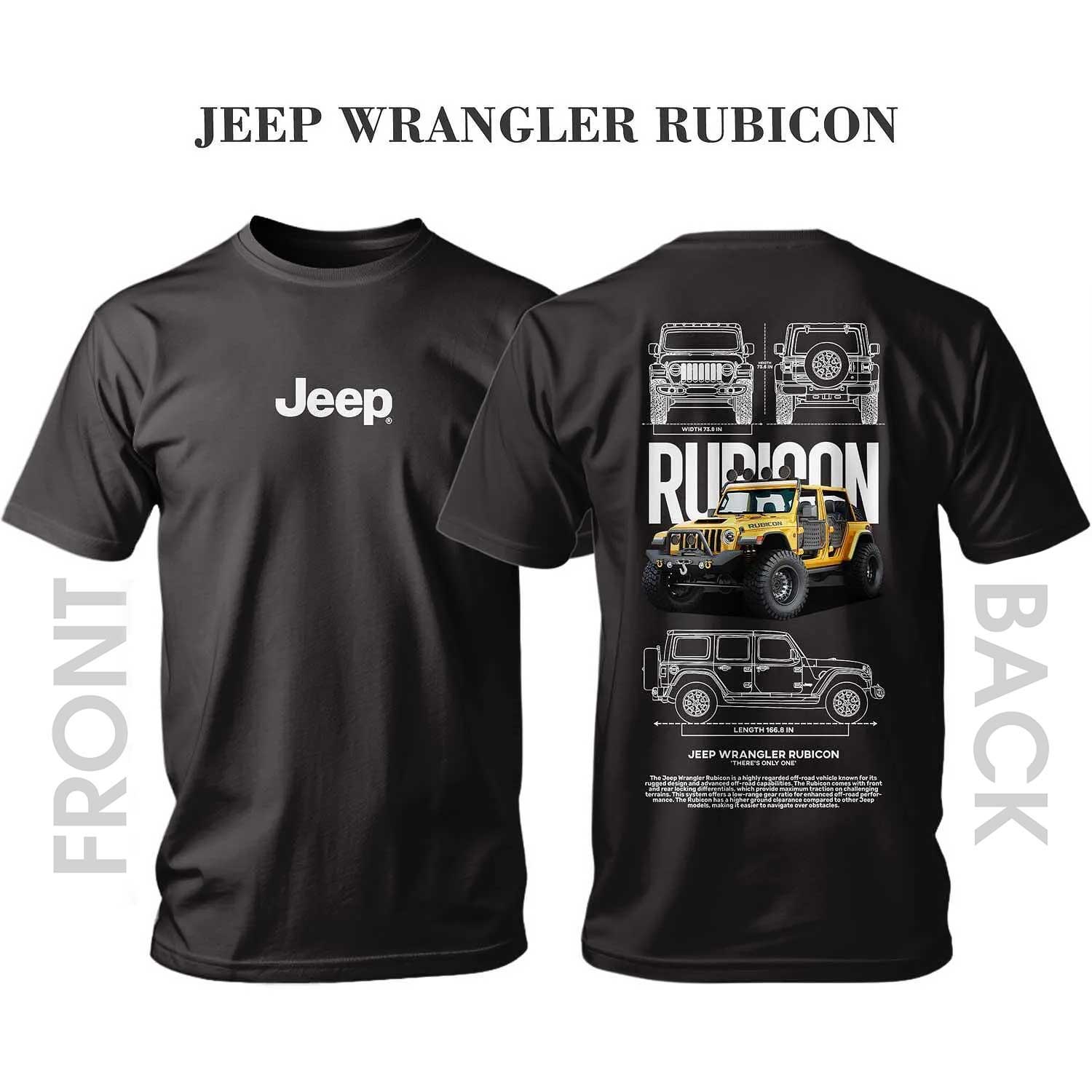T-shirt YELLOW JEEP WRANGLER RUBICON