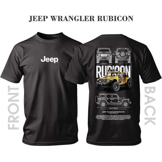 Тениска YELLOW JEEP WRANGLER RUBICON
