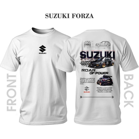 Тениска BLACK SUZUKI ROAR OF POWER