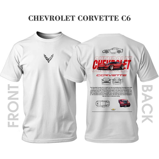 Тениска RED CHEVROLET CORVETTE C6