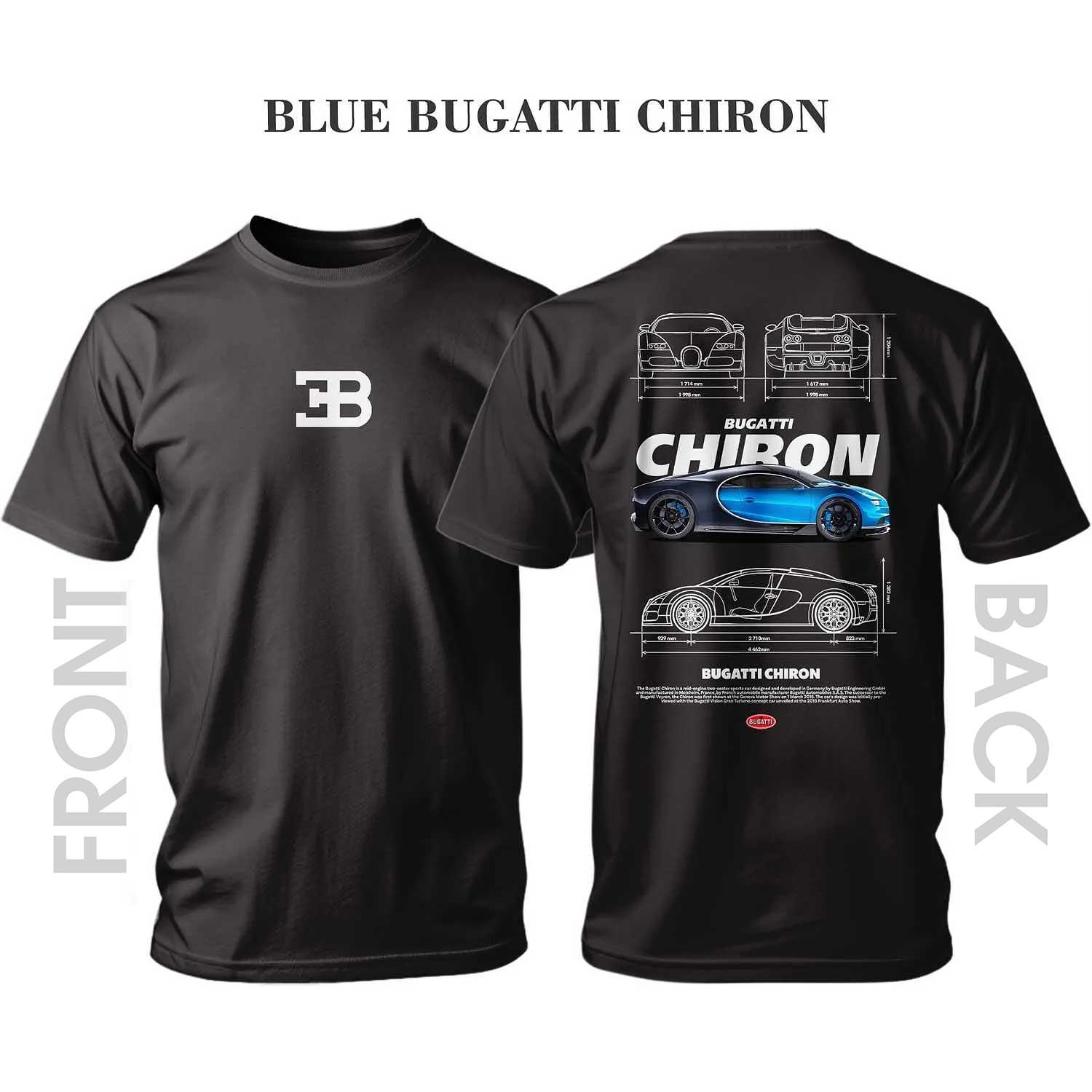 T-Shirt BLUE BUGATTI CHIRON