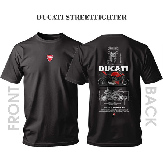 Тениска RED/BLACK Ducati Streetfighter