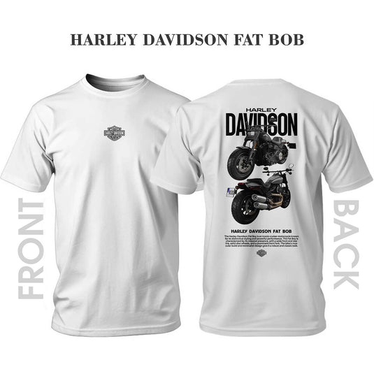 Тениска BLACK HARLEY DAVIDSON FAT BOB