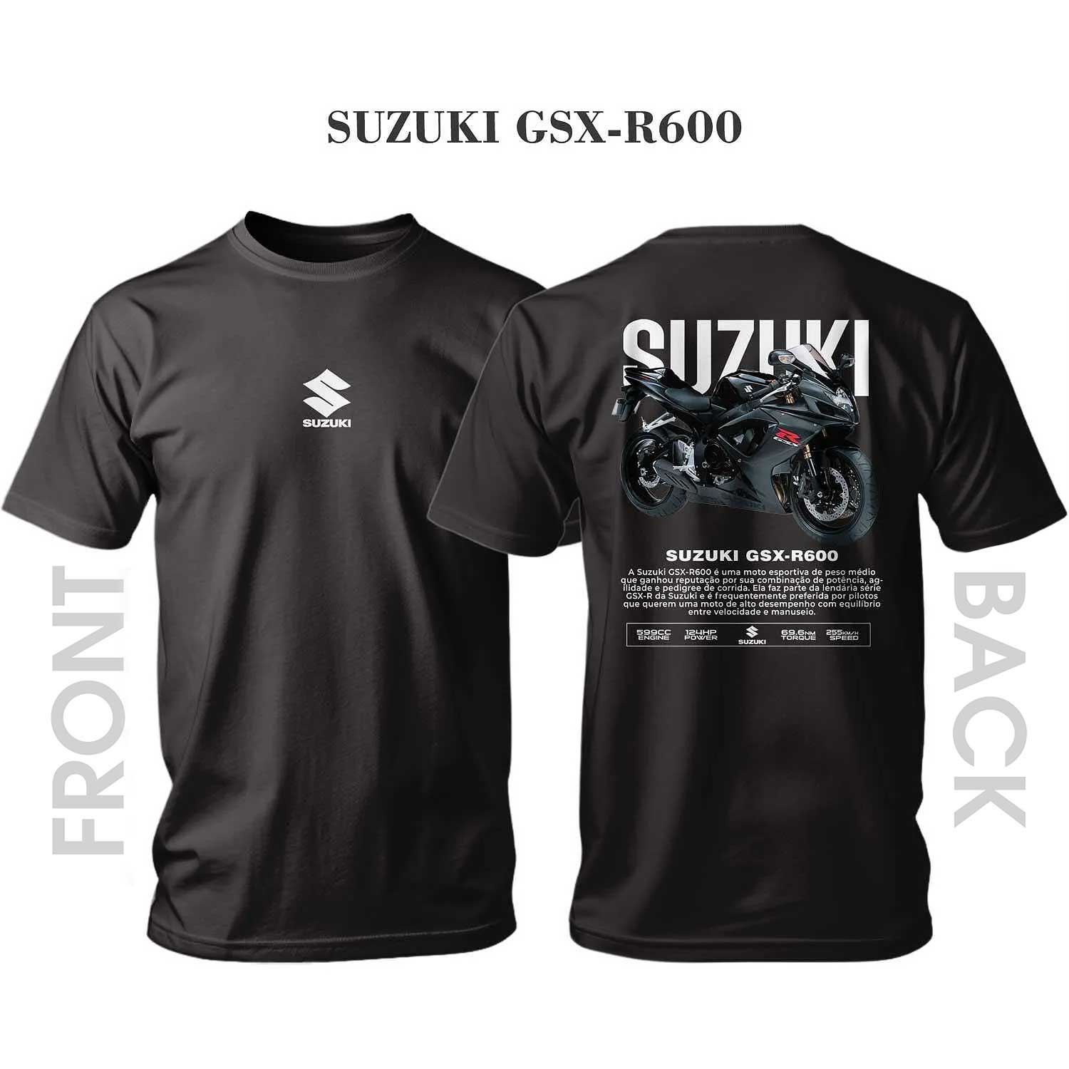 T-shirt BLACK SUZUKI GSX-R600