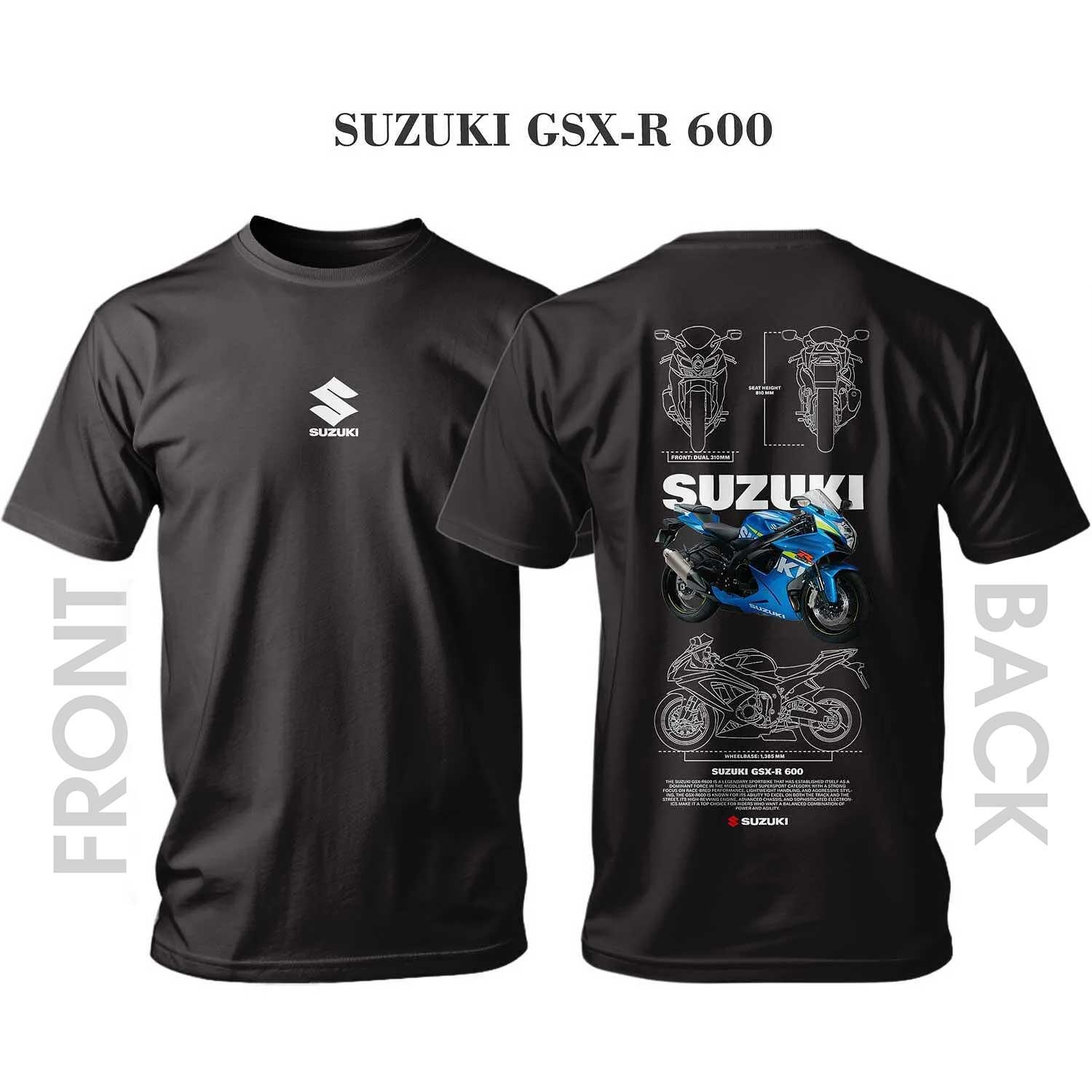 T-shirt BLUE SUZUKI GSX-R 600