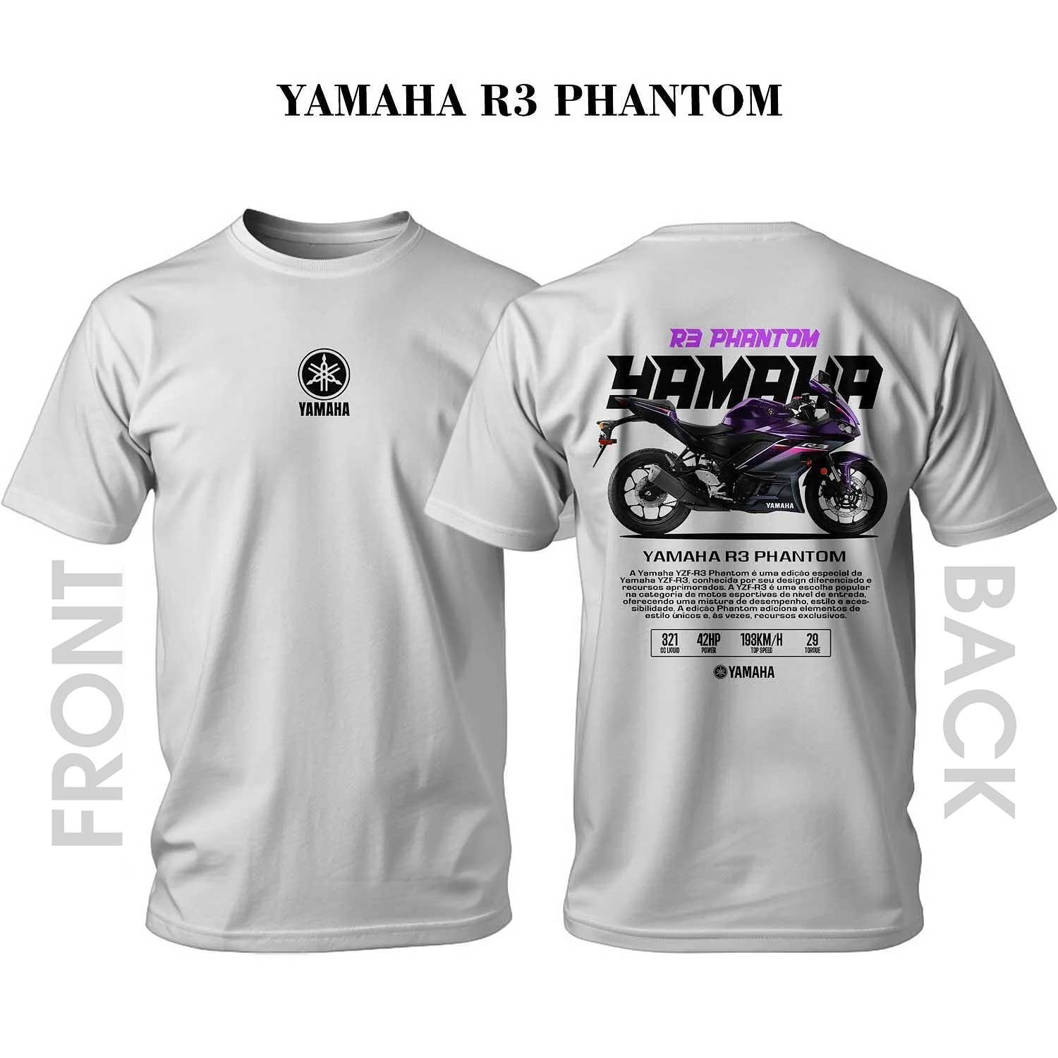 T-shirt YAMAHA PURPLE YZF-R3 PHANTOM