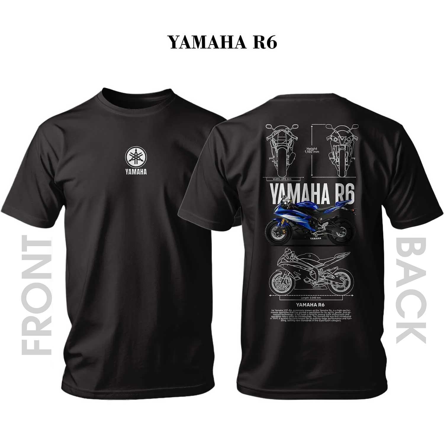 T-shirt YAMAHA BLUE YZF-R6