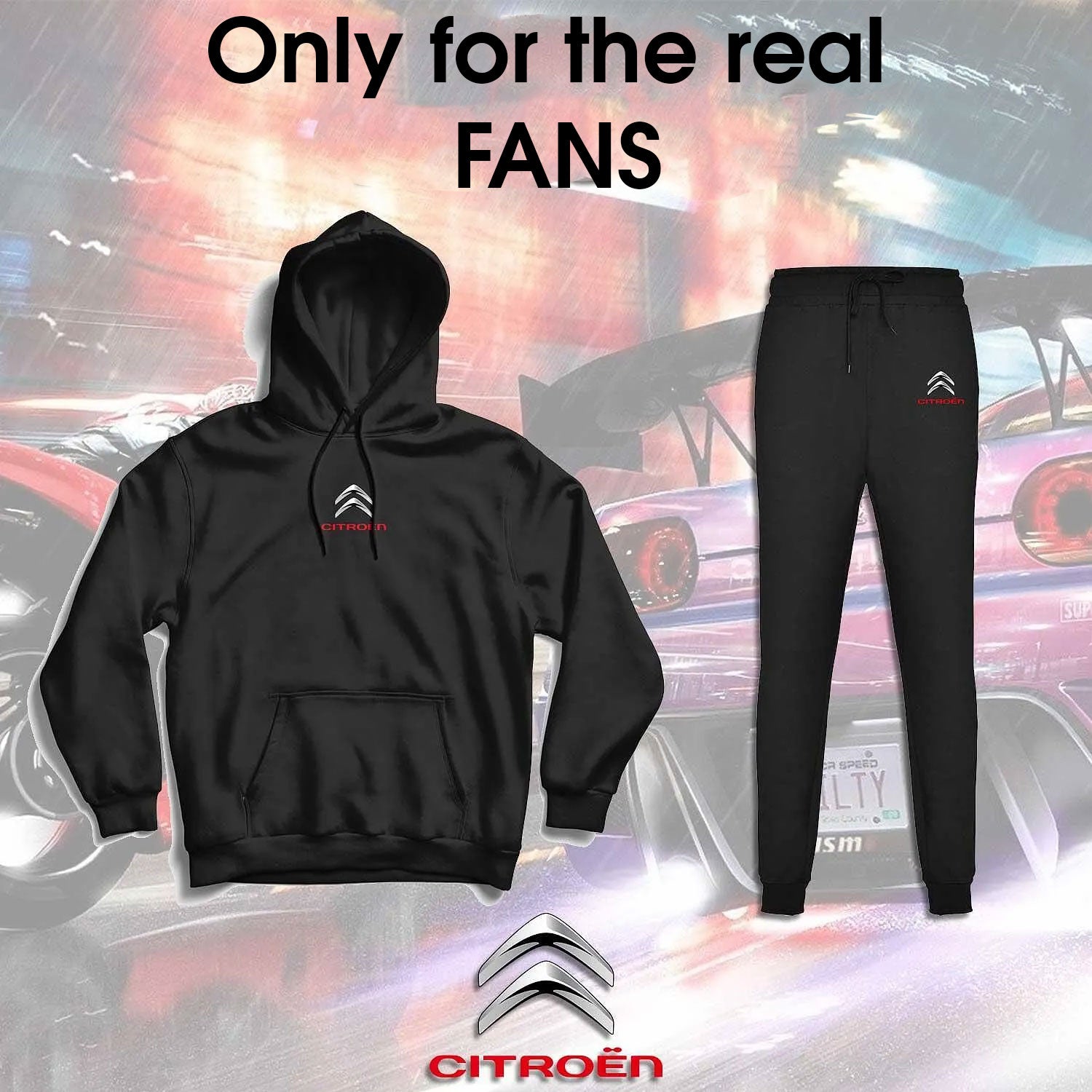 CITROEN Hoodie and Sweatpants Set