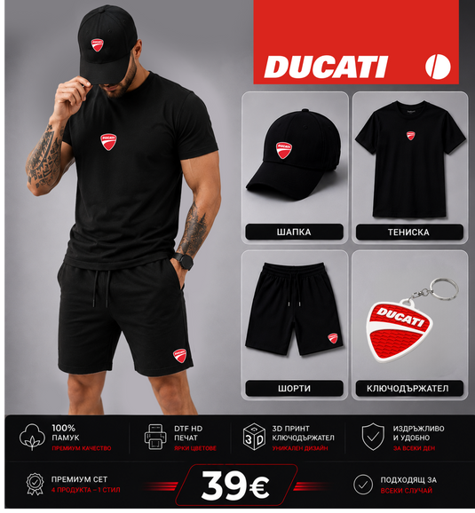 Летен Комплект Ducati