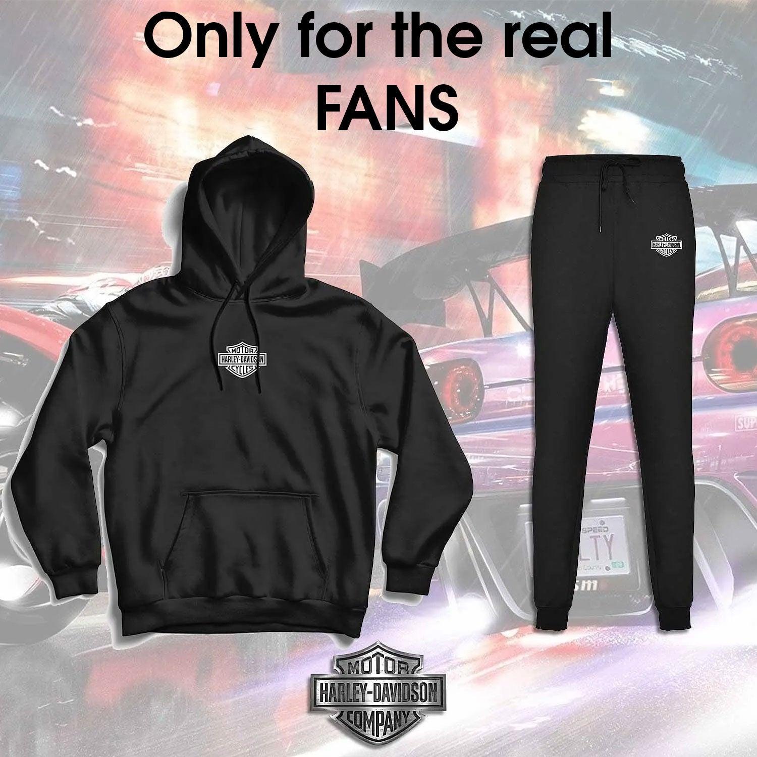HARLEY DAVIDSON Hoodie and Sweatpants Set