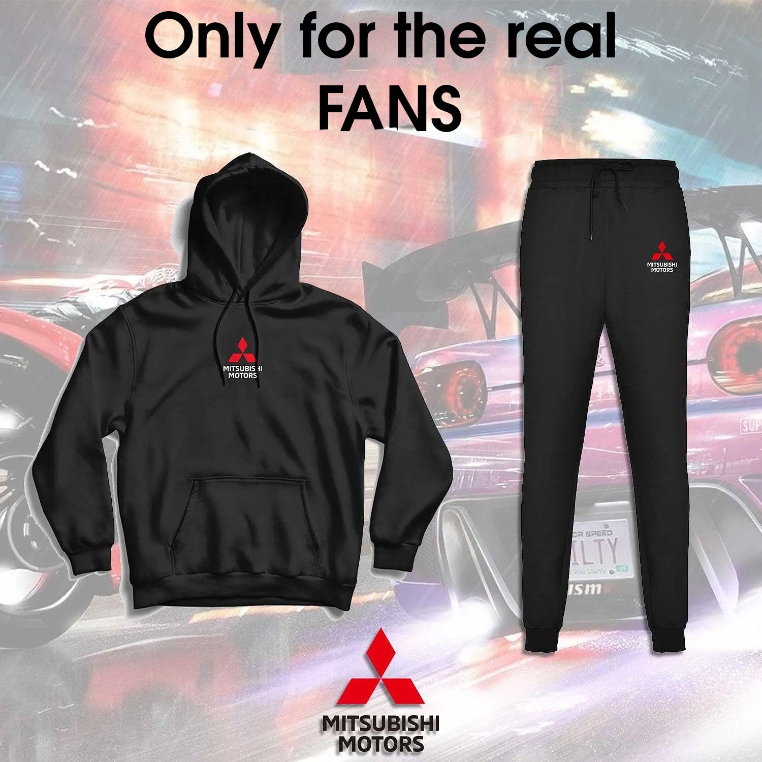 MITSUBISHI Sweatshirt and Bottoms Set