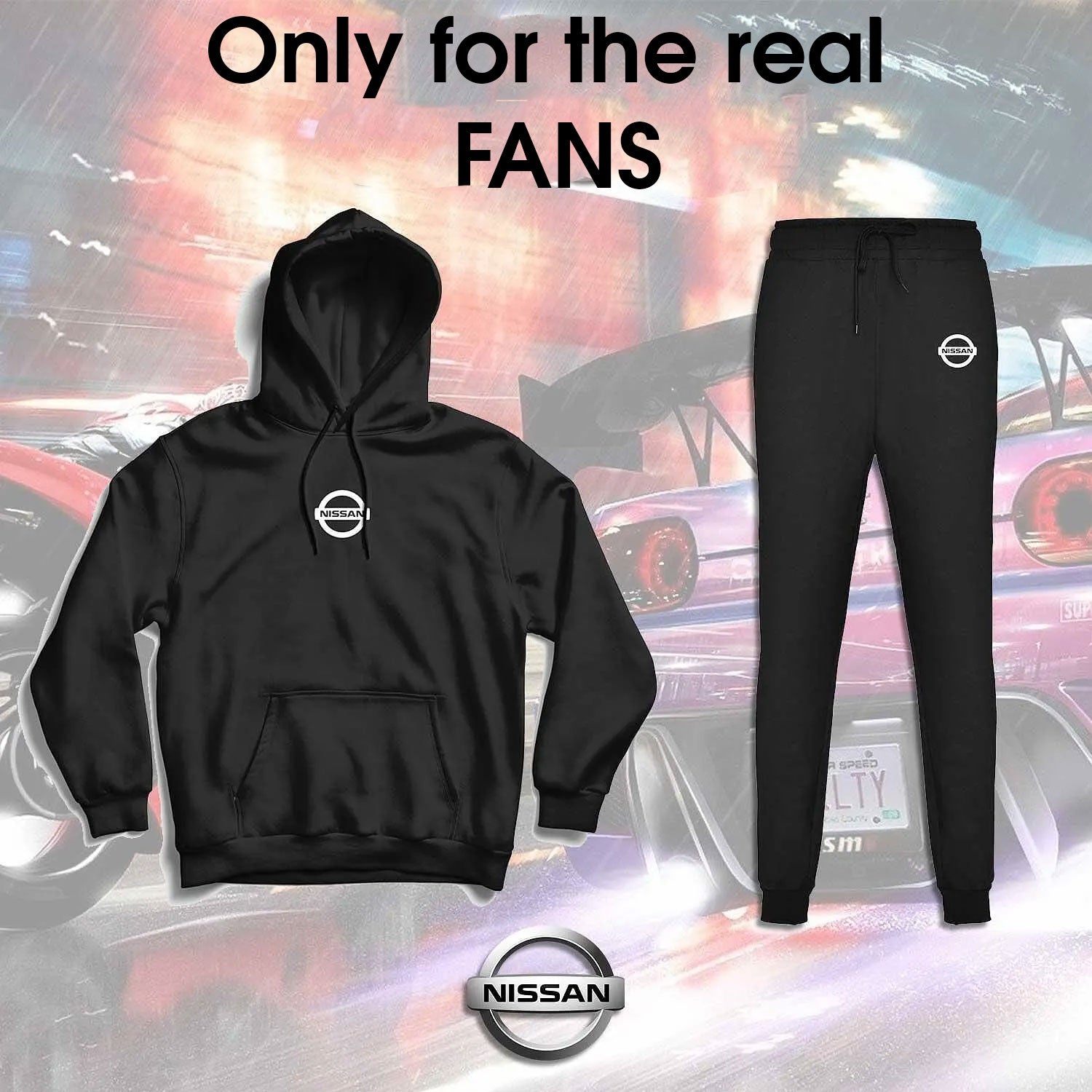 NISSAN Hoodie and Sweatpants Set