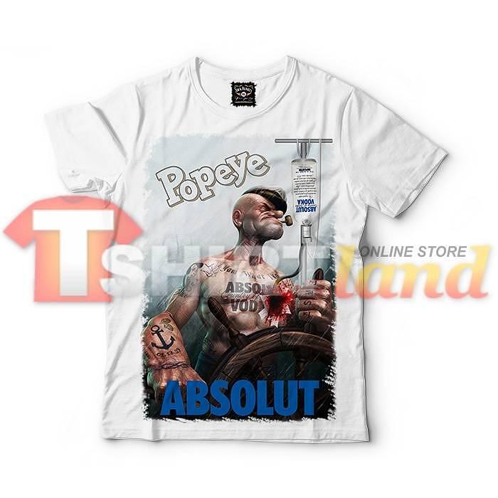 Тениска "Absolut - Popeye The Sailor" F6