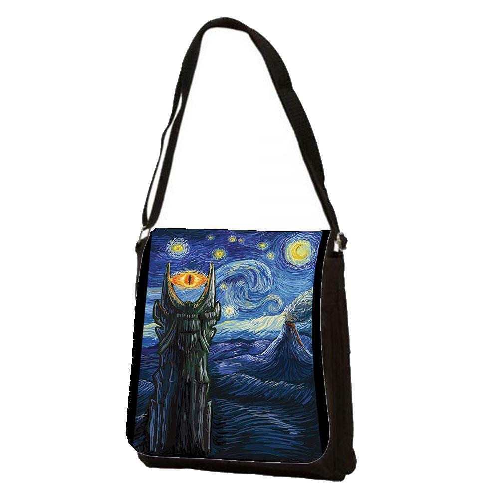 Shoulder Bag Sauron's Eye - Starry Night