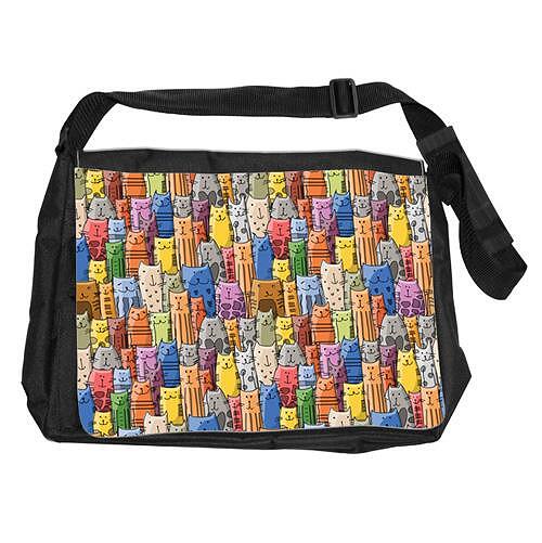 Shoulder Bag Multicolored Kittens
