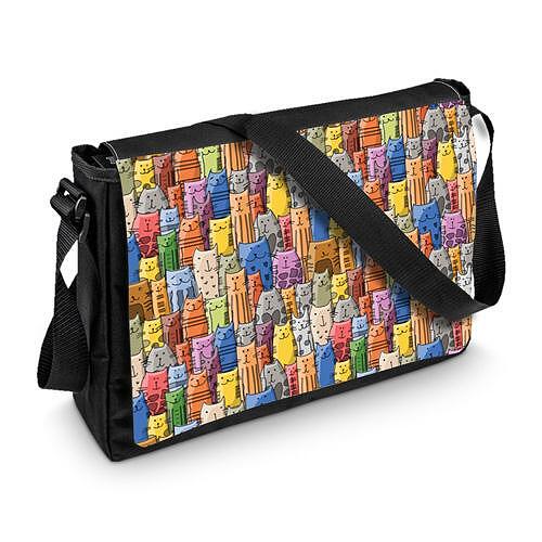 Shoulder Bag Multicolored Kittens