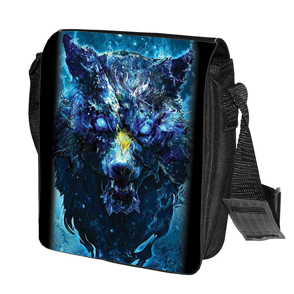 Shoulder Bag Creepy Fantasy Wolf