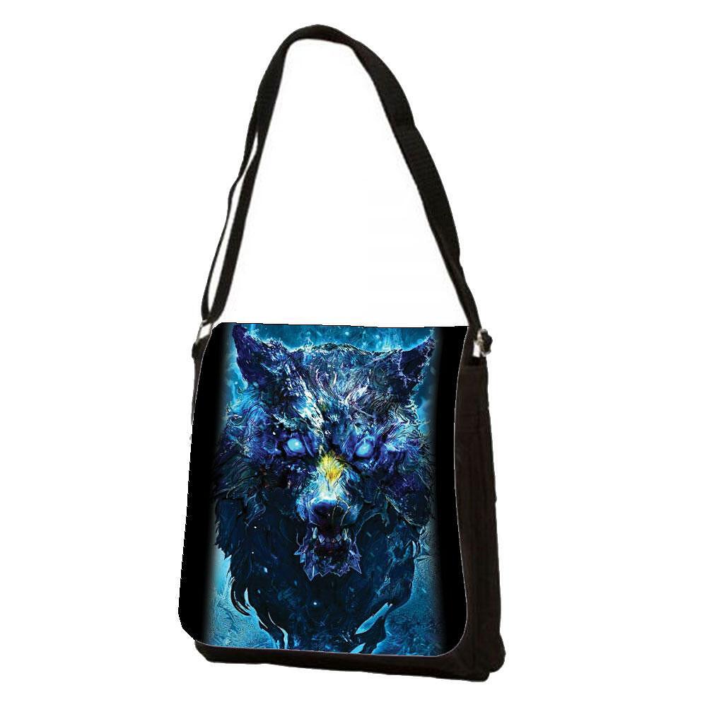 Shoulder Bag Creepy Fantasy Wolf