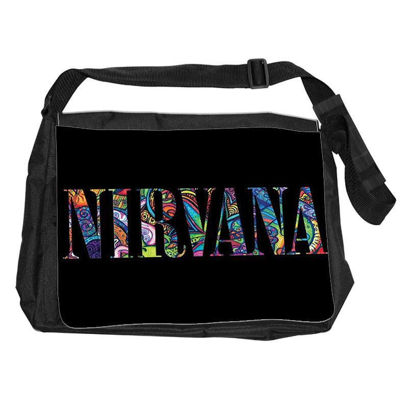 Shoulder bag Music Life - Nirvana Colorful Logo