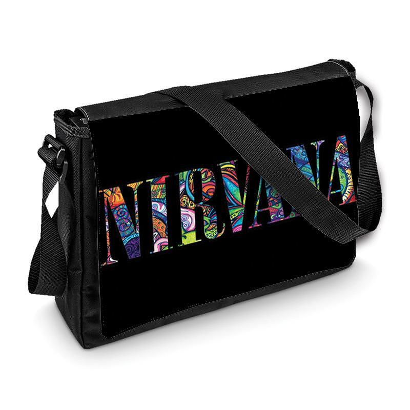 Shoulder bag Music Life - Nirvana Colorful Logo