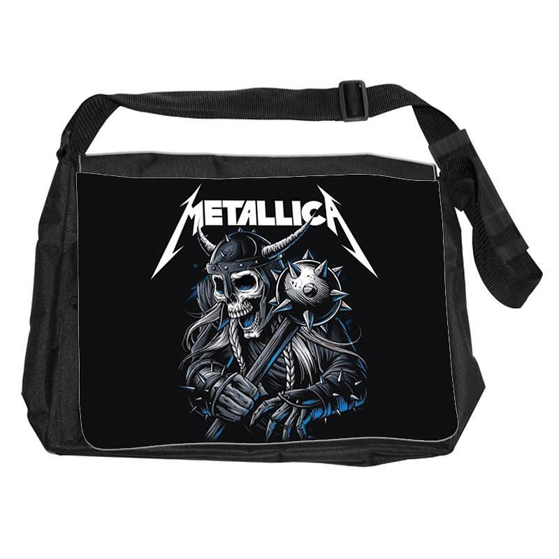 Shoulder Bag Music Life - Metallica Viking Skeleton