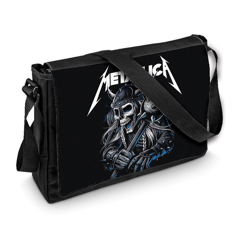 Shoulder Bag Music Life - Metallica Viking Skeleton