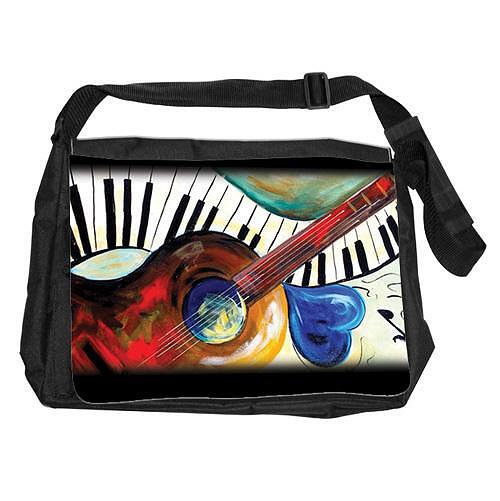 Shoulder Bag Color Abstract Music Love