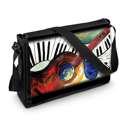 Shoulder Bag Color Abstract Music Love