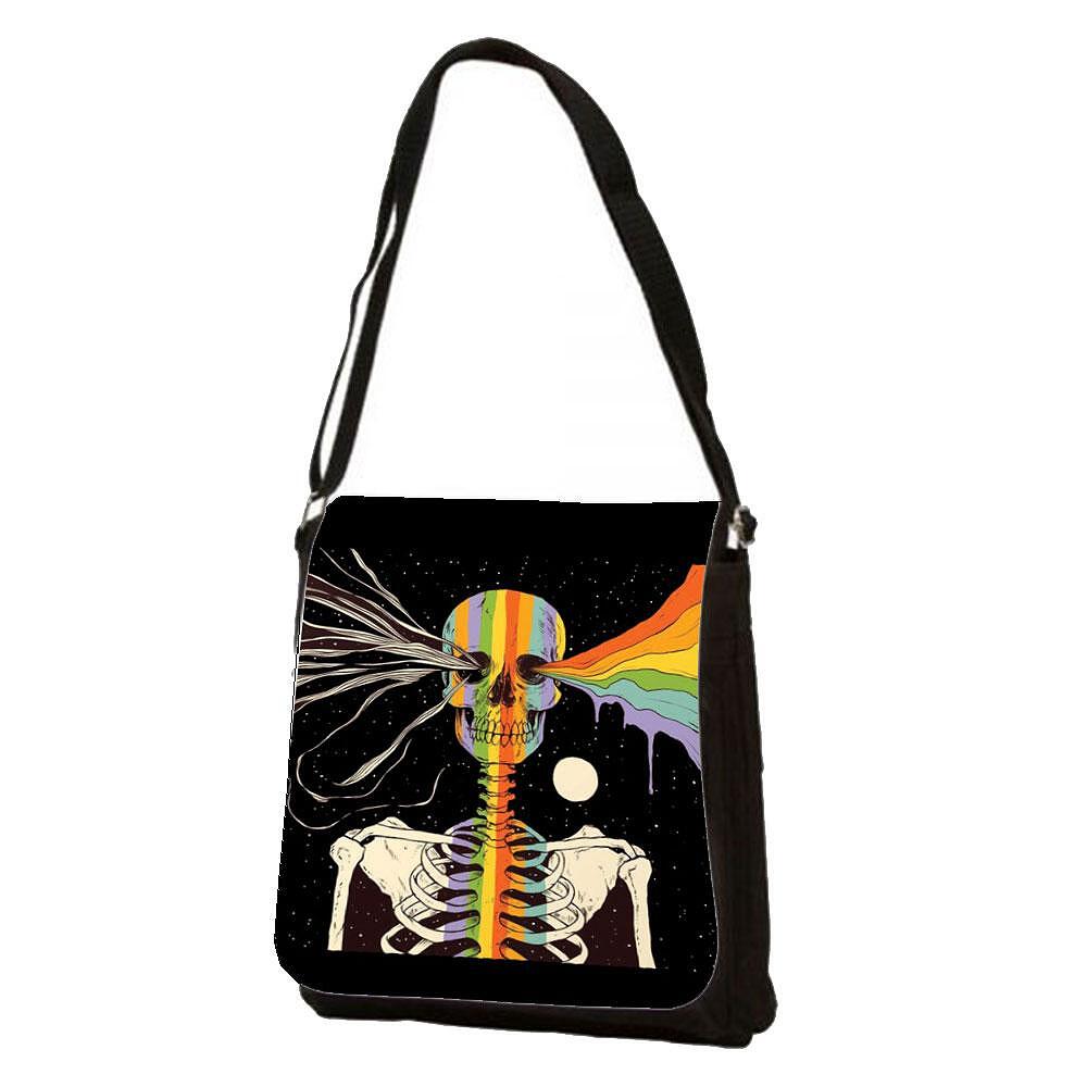 Art Skeleton Shoulder Bag