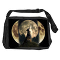 Shoulder Bag Wild Life Howling Wolf Yellow Full Moon
