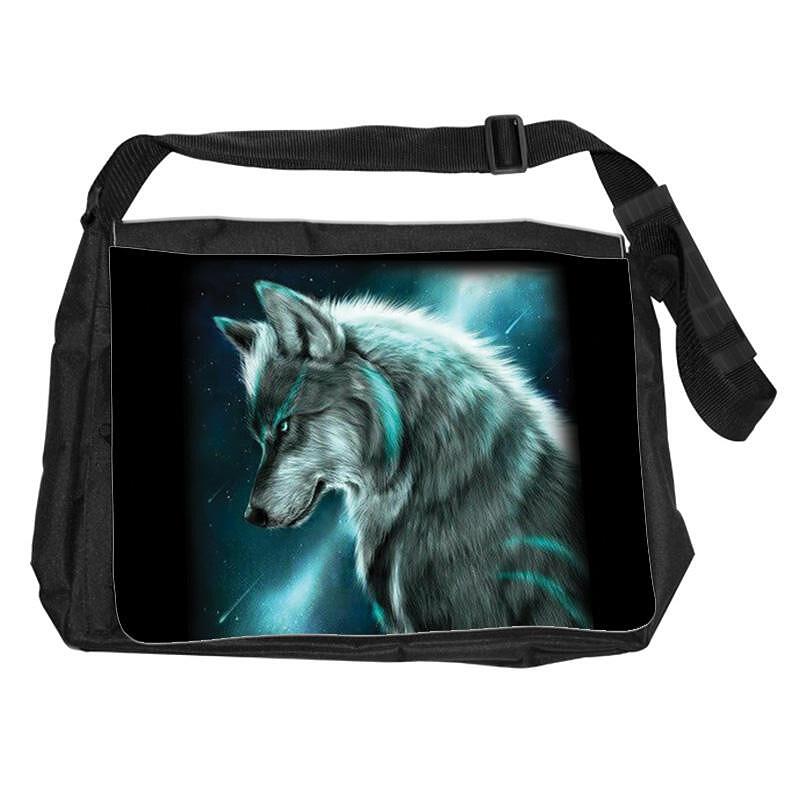 Wild Life Wolf King Shoulder Bag