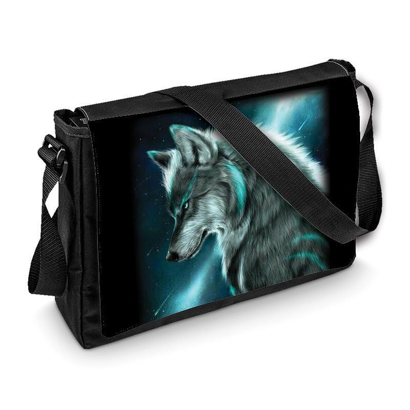 Wild Life Wolf King Shoulder Bag