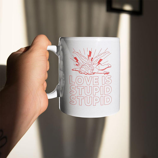 Чаша Анти-Валентин Love is Stupid Stupid