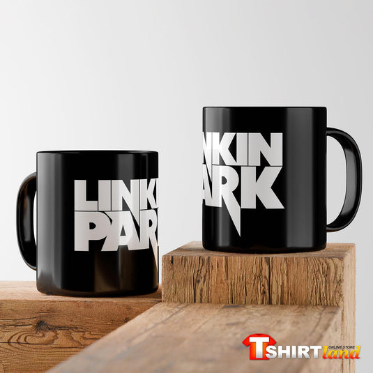 Черна керамична чаша Linkin Park